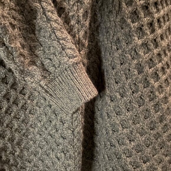 We the Free North Shore Oversized Waffle Sand Knit Tunic with Thumb Holes Size M - Picture 10 of 11